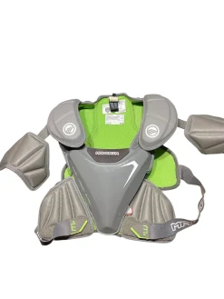 Used Maverik MX EKG Lacrosse Shoulder Pads Grey LG