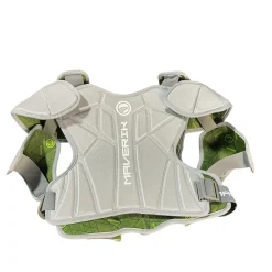 Used Maverik MX EKG Lacrosse Shoulder Pads Grey MD