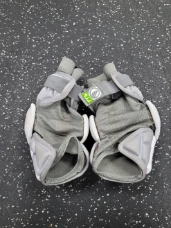 Used Maverik MX Lacrosse Arm Pads/Guards Grey MD