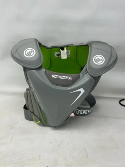 Used Maverik MX Lacrosse Shoulder Pads Grey LG