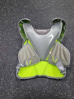 Used Maverik MX Lacrosse Shoulder Pads Grey MD