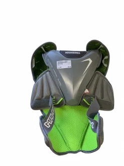 Used Maverik MX Lacrosse Shoulder Pads Grey MD