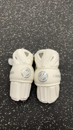 Used Maverik ROME RX3 ARM PADS Lacrosse Arm Pads/Guards White LG