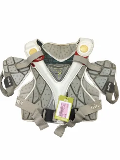 Used Maverik ROME RX3 Lacrosse Shoulder Pads White MD