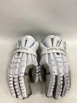 Used Maverik SHIFT GLOVE Lacrosse Gloves Mens White 13"