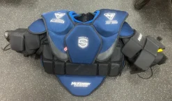Used MCKENNEY LACROSSE LAX Goalie Chest M Navy Blue LG