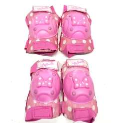Used MINNIE MOUSE Inline Protective Set Pink Youth