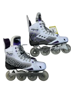 Used Mission INHALER FS2 Senior Aggressive Skates White Senior 10