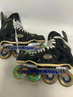 Used Mission PROTO V Senior Aggressive Skates Black Senior 11