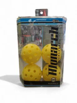 Used MONARCH 4 PACK Pickleball Balls