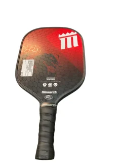 Used MONARCH DRAGON SLAYER Pickleball Racquet Red