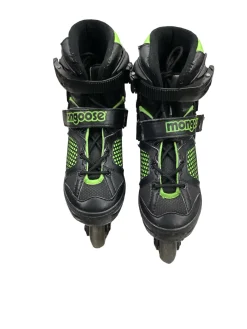 Used Mongoose ADJUSTABLE ROLLERBLADES Junior Aggressive Skates Black Junior 05