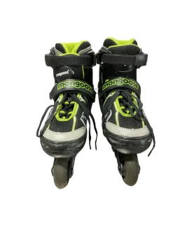 Used Mongoose BLACK SKATES Racing Inline Skates Black Junior 04