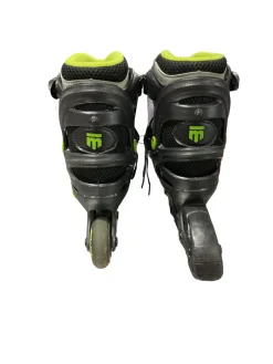 Used Mongoose BLACK SKATES Racing Inline Skates Black Junior 04
