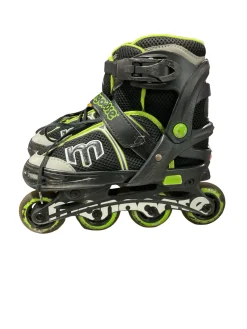 Used Mongoose BLACK SKATES Racing Inline Skates Black Junior 04
