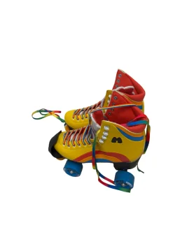 Used MOXI SKATES RAINBOW RIDER Womens Roller Skates Size 8