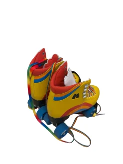 Used MOXI SKATES RAINBOW RIDER Womens Roller Skates Size 8