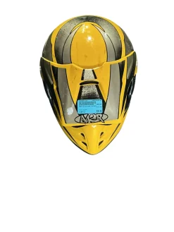 Used M2R Adult Helmet Yellow LG