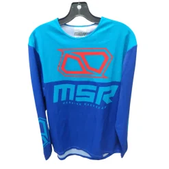 Used MSR Motocross Adult Top Carolina Blue Medium