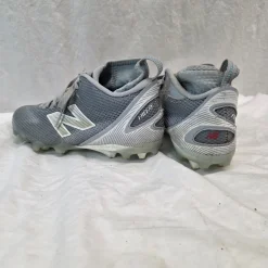 Used New Balance FREEZE LAX Cleats Mens Grey Senior 6.5