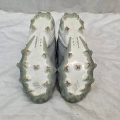 Used New Balance FREEZE LAX Cleats Mens Grey Senior 6.5