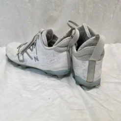 Used New Balance FREEZE LAX Cleats Mens White Senior 8.5