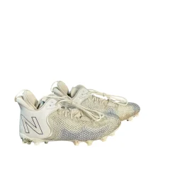Used New Balance LAX Cleats Mens White Senior 11.5