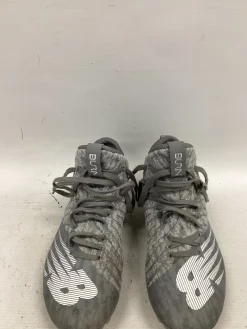 Used New Balance LAX Cleats Boys Grey Junior 04