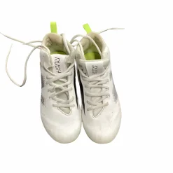 Used New Balance LAX Cleats Boys White Junior 04.5