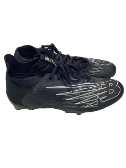 Used New Balance LAX Cleats Mens Black Senior 10