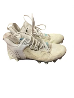 Used New Balance LAX Cleats Mens White Senior 8