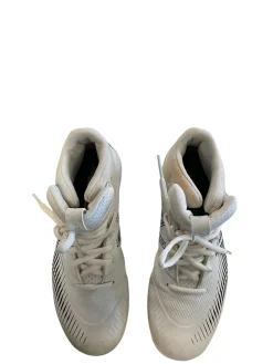 Used New Balance LAX Cleats Boys White Junior 03