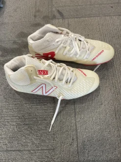 Used New Balance LAX Cleats Mens Red Senior 8.5