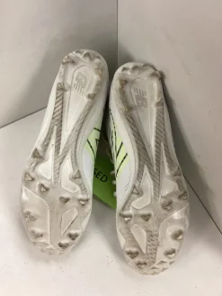Used New Balance LAX Cleats Mens White Senior 11