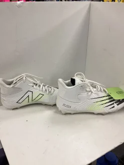 Used New Balance LAX Cleats Mens White Senior 11