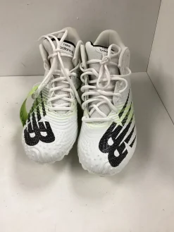 Used New Balance LAX Cleats Mens White Senior 10.5