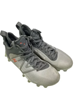 Used New Balance LAX Cleats Mens Grey Senior 6