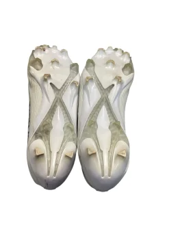 Used New Balance LAX Cleats Mens White Senior 10.5