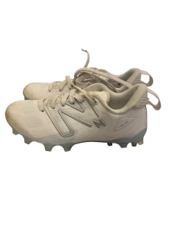 Used New Balance LAX Cleats Mens White Senior 5