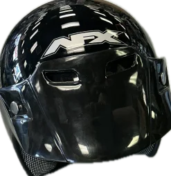 Used NFX FX-75Y Junior Helmet Black LG