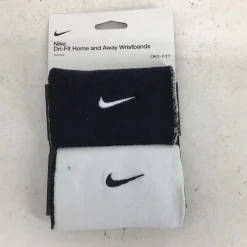 Used Nike DRI FIT HOME AWAY REVERSIBLE WRISTBANDS Racquet Accessory