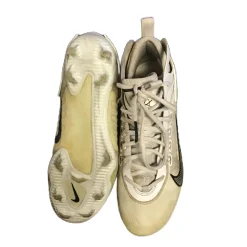 Used Nike Huarache 9 Elite LAX Cleats Men's White Senior 7