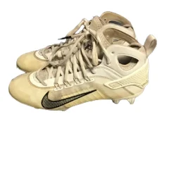 Used Nike Huarache 9 Elite LAX Cleats Men's White Senior 7