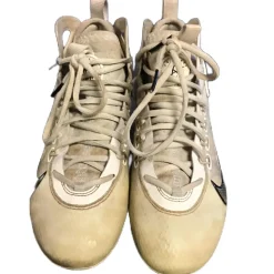 Used Nike Huarache 9 Elite LAX Cleats Men's White Senior 7