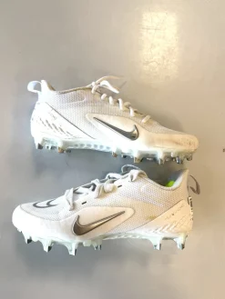 Used Nike LAX Cleats Mens White Senior 6.5