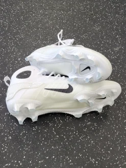 Used Nike LAX Cleats Mens White Senior 12