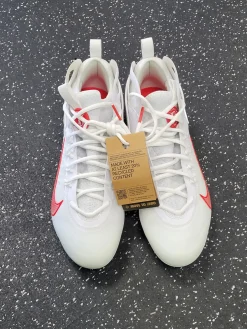 Used Nike LAX Cleats Mens White Senior 12