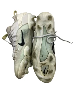 Used Nike LAX Cleats Mens White Senior 9