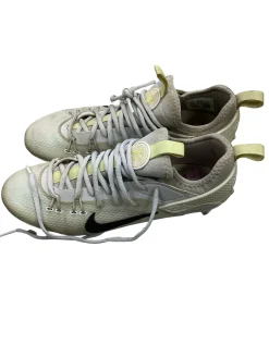 Used Nike LAX Cleats Mens White Senior 9