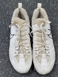 Used Nike LAX Cleats Mens White Senior 12